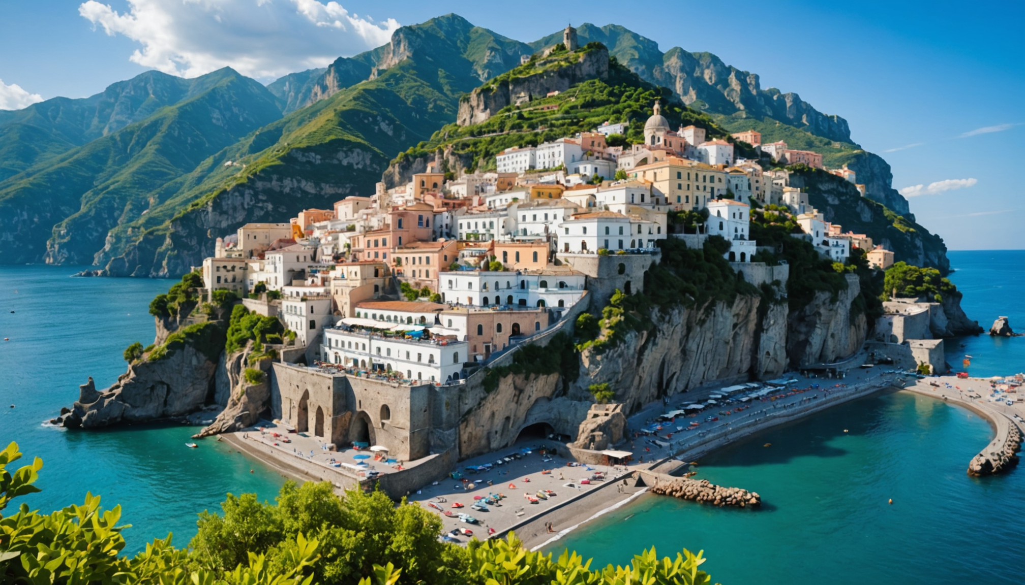 partez à la découverte d'atrani, un village authentique et pittoresque niché sur la côte amalfitaine, véritable joyau caché préservant charme, histoire et paysages à couper le souffle.
