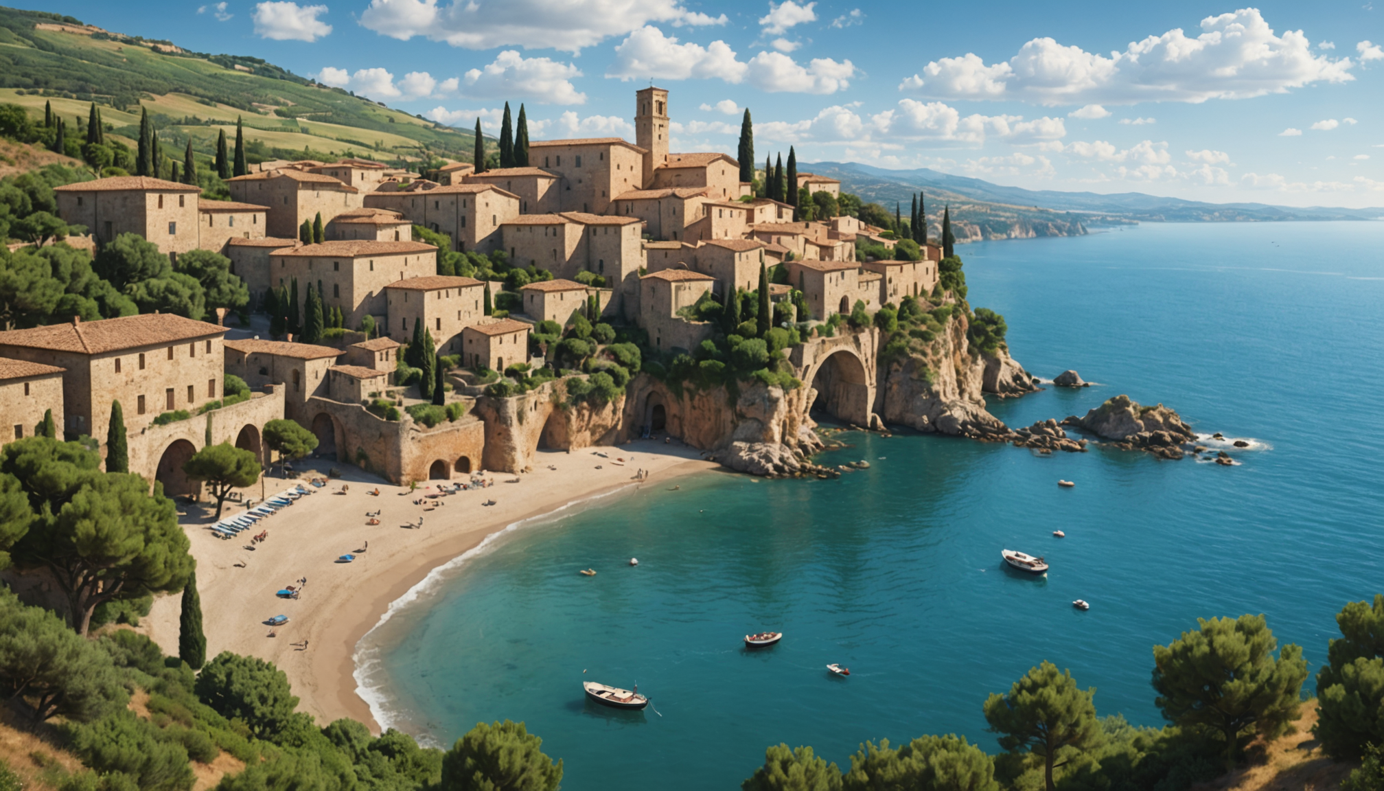 explorez populonia en toscane : plongez au cœur de paysages marins sublimes, d’un patrimoine archéologique unique et de panoramas spectaculaires pour une aventure inoubliable entre nature et histoire.