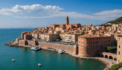 explorez piombino, charmante ville toscane offrant un panorama unique sur l’île d’elbe. entre histoire, plages et paysages époustouflants, laissez-vous séduire par cette destination authentique en italie.