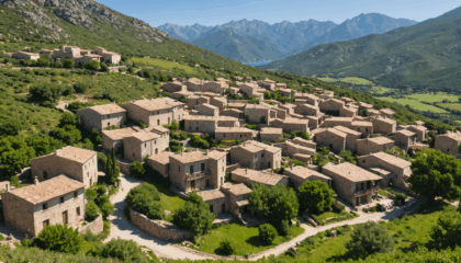 partez à la découverte de corbara, un village authentique où maisons traditionnelles et panoramas enchanteurs vous invitent à un voyage unique au cœur de la corse. imprégnez-vous de son charme pittoresque et de son patrimoine préservé.