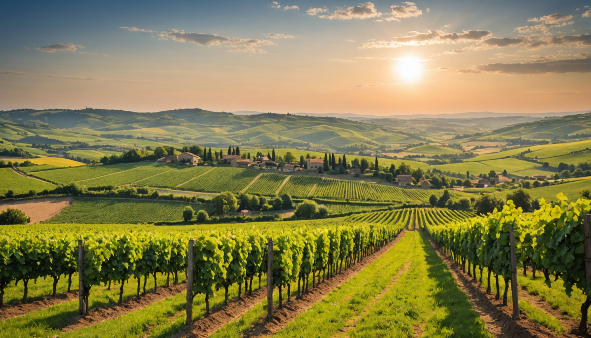 partez à la découverte du beaujolais lors d’un road trip inoubliable depuis lyon. vignobles, villages pittoresques et paysages vallonnés vous attendent pour une escapade authentique au cœur de la région viticole.