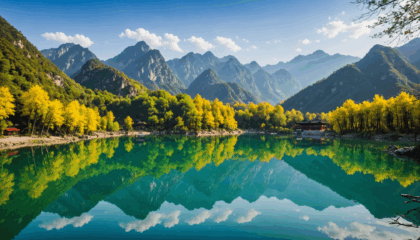 plongez dans la beauté envoûtante du lac des cinq fleurs, joyau du parc national de jiuzhaigou en chine. découvrez ce lac aux eaux cristallines et multicolores, véritable trésor naturel à explorer lors de votre voyage.