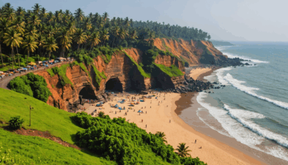 découvrez varkala, une plage unique du kerala où le sable doré et l'esprit bohème s’unissent pour offrir détente, paysages à couper le souffle et atmosphère chaleureuse en inde du sud.