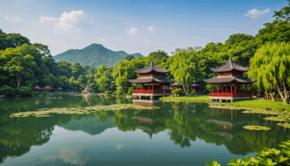 explorez le majestueux tombeau de tu duc à hué, un chef-d'œuvre de l'architecture impériale vietnamienne au cœur d’un site paisible chargé d’histoire et de culture.