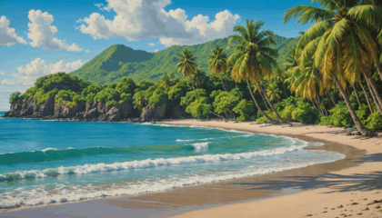explorez la plage de montezuma au costa rica : sable doré, nature tropicale préservée, cascades et activités inoubliables dans un village authentique en bord de mer.