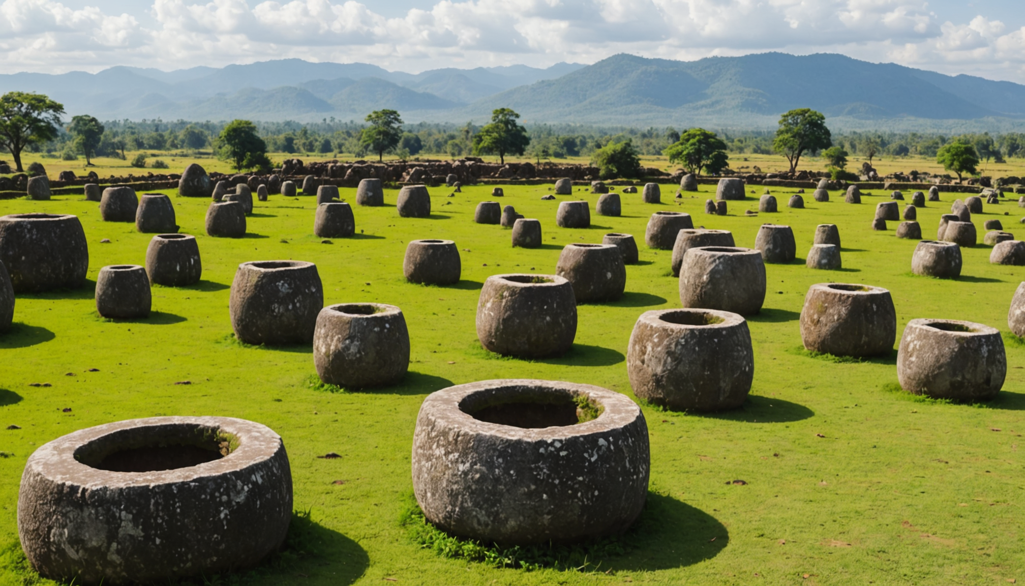 découvrez la mystérieuse plaine des jarres au laos : un site archéologique fascinant, parsemé de jarres géantes millénaires, à explorer absolument lors de votre voyage en asie du sud-est.