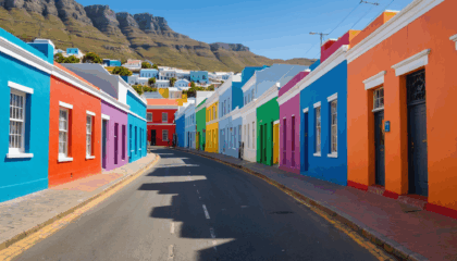 explorez bo-kaap, le quartier emblématique du cap en afrique du sud, réputé pour ses maisons colorées, son riche héritage culturel et son ambiance chaleureuse. une destination incontournable pour une expérience authentique et haute en couleur !