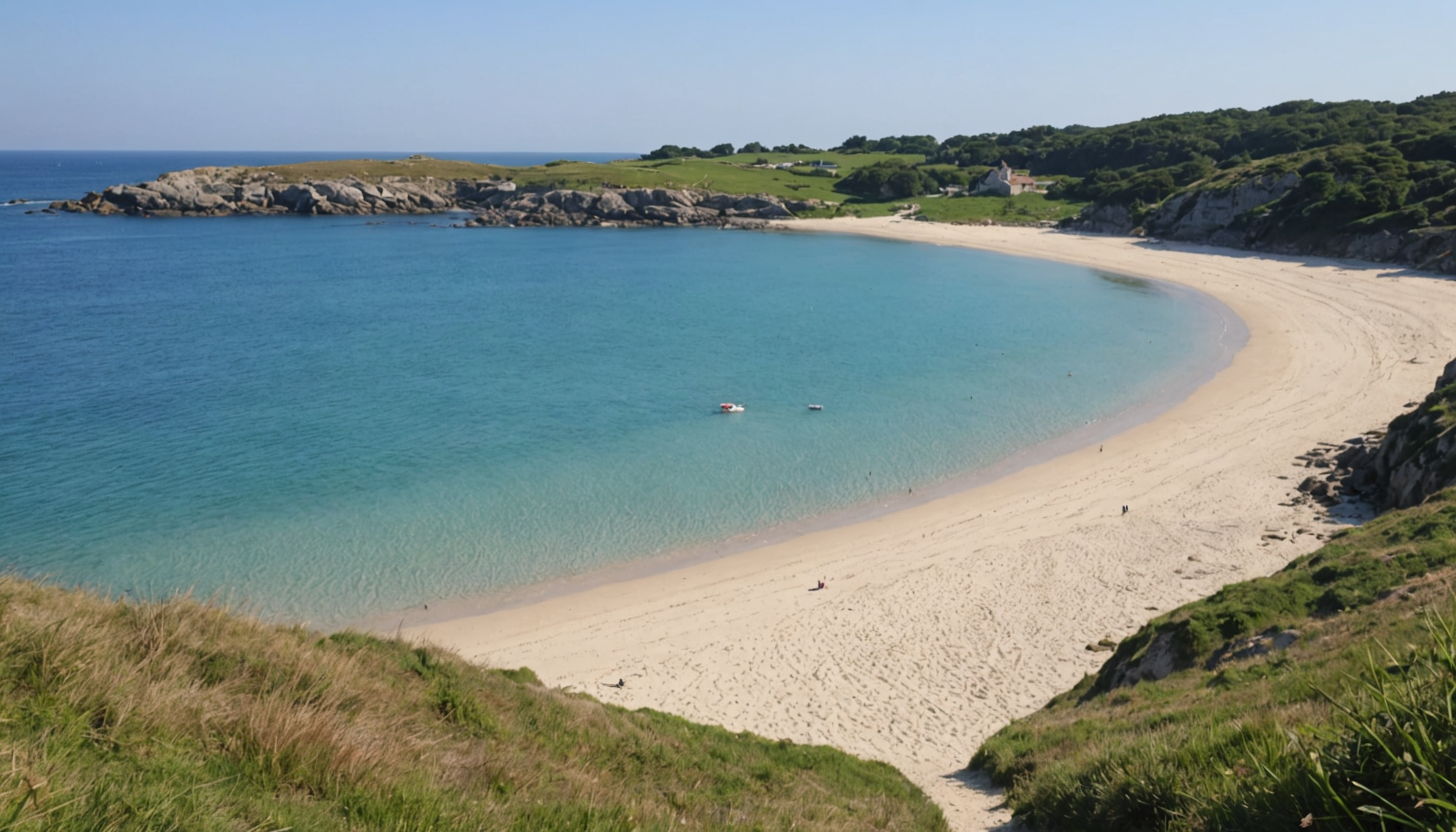 partez à la découverte de l'île de batz, un lieu préservé en bretagne, parfait pour les piétons et les cyclistes en quête de tranquillité, d'air pur et de paysages authentiques.