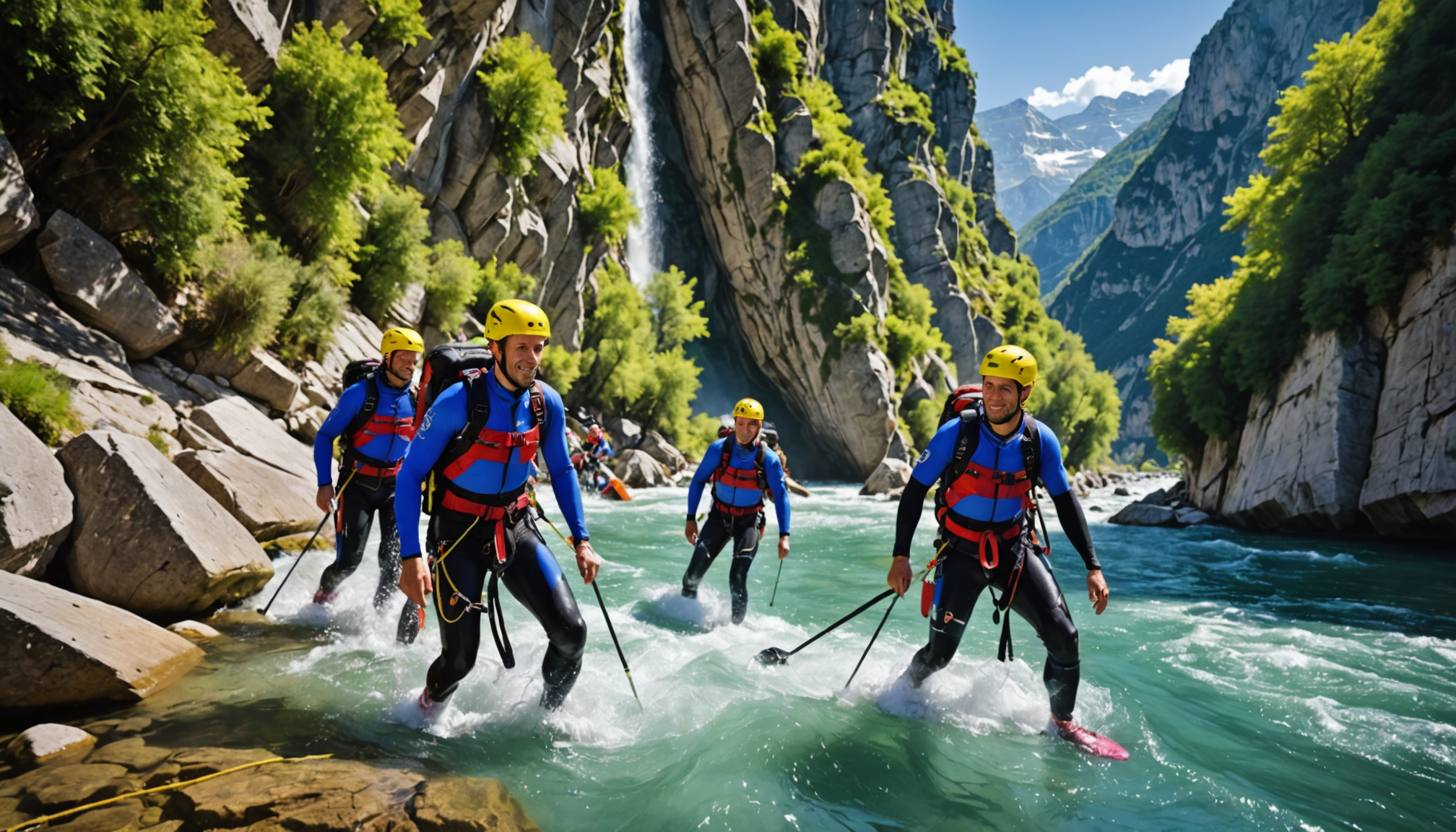 vivez des sensations fortes en explorant le canyoning à grenoble ! entre cascades, toboggans naturels et paysages spectaculaires, embarquez pour une aventure inoubliable au cœur de la nature.
