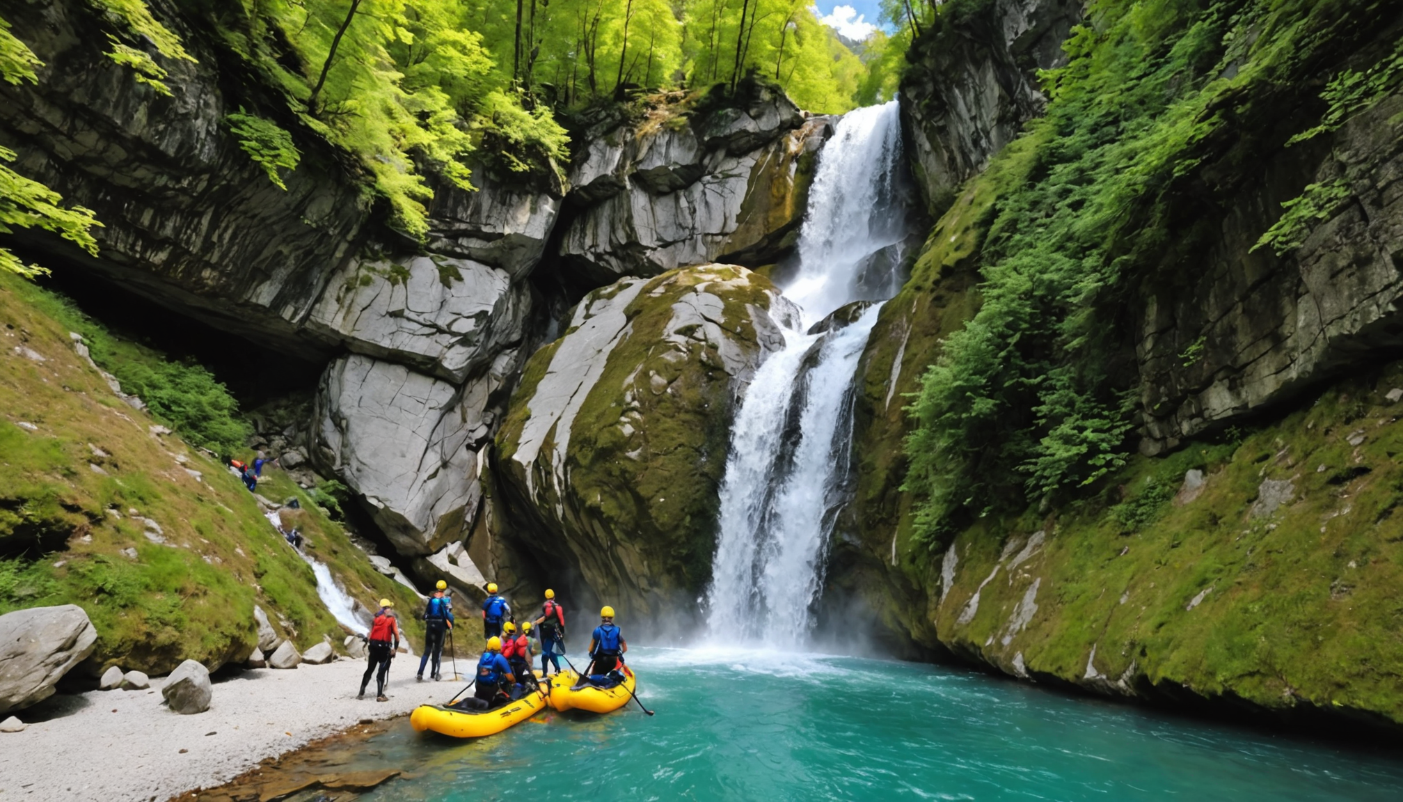 partez à l’aventure avec le canyoning à grenoble ! plongez dans une expérience immersive entre cascades, toboggans naturels et paysages époustouflants au cœur de la nature iséroise. sensations fortes garanties !