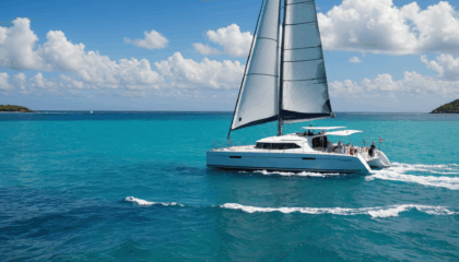 embarquez pour une aventure inoubliable en martinique et explorez ses plus beaux trésors à bord d’un catamaran : plages paradisiaques, eaux cristallines et paysages à couper le souffle vous attendent.