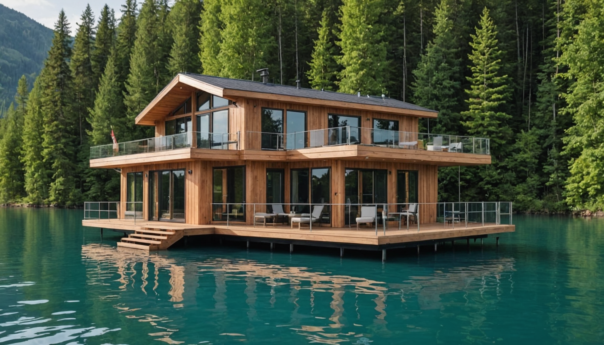 découvrez la magie d'une nuit insolite dans une cabane flottante au bord d'un étang : dépaysement, détente et nature au rendez-vous pour un séjour inoubliable.