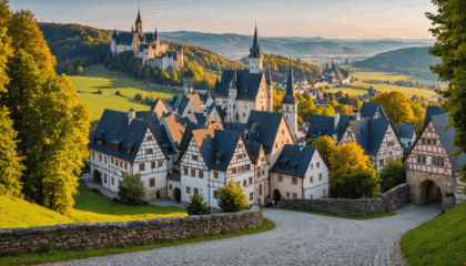 partez à la découverte de la route romantique en allemagne : un itinéraire mythique entre châteaux, villages médiévaux et paysages enchanteurs, pour une escapade inoubliable au cœur de la bavière.