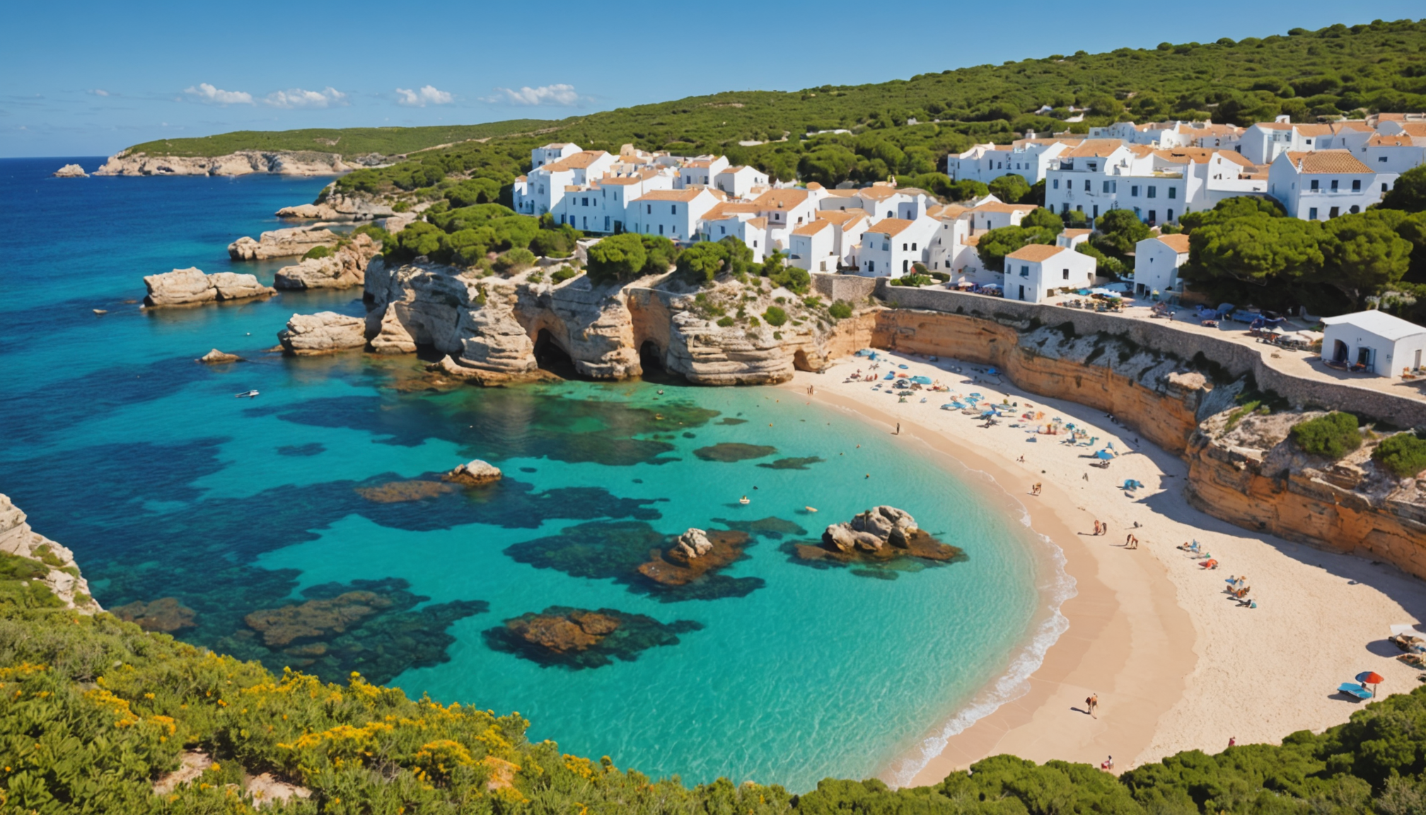 partez à la découverte de minorque, une île préservée des baléares. profitez de ses plages secrètes, de sa nature luxuriante et de son patrimoine unique pour un séjour inoubliable en méditerranée.