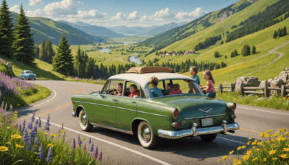 partez pour un voyage en voiture captivant et ludique, spécialement conçu pour éveiller la curiosité des enfants tout en leur offrant des moments inoubliables et éducatifs sur la route.