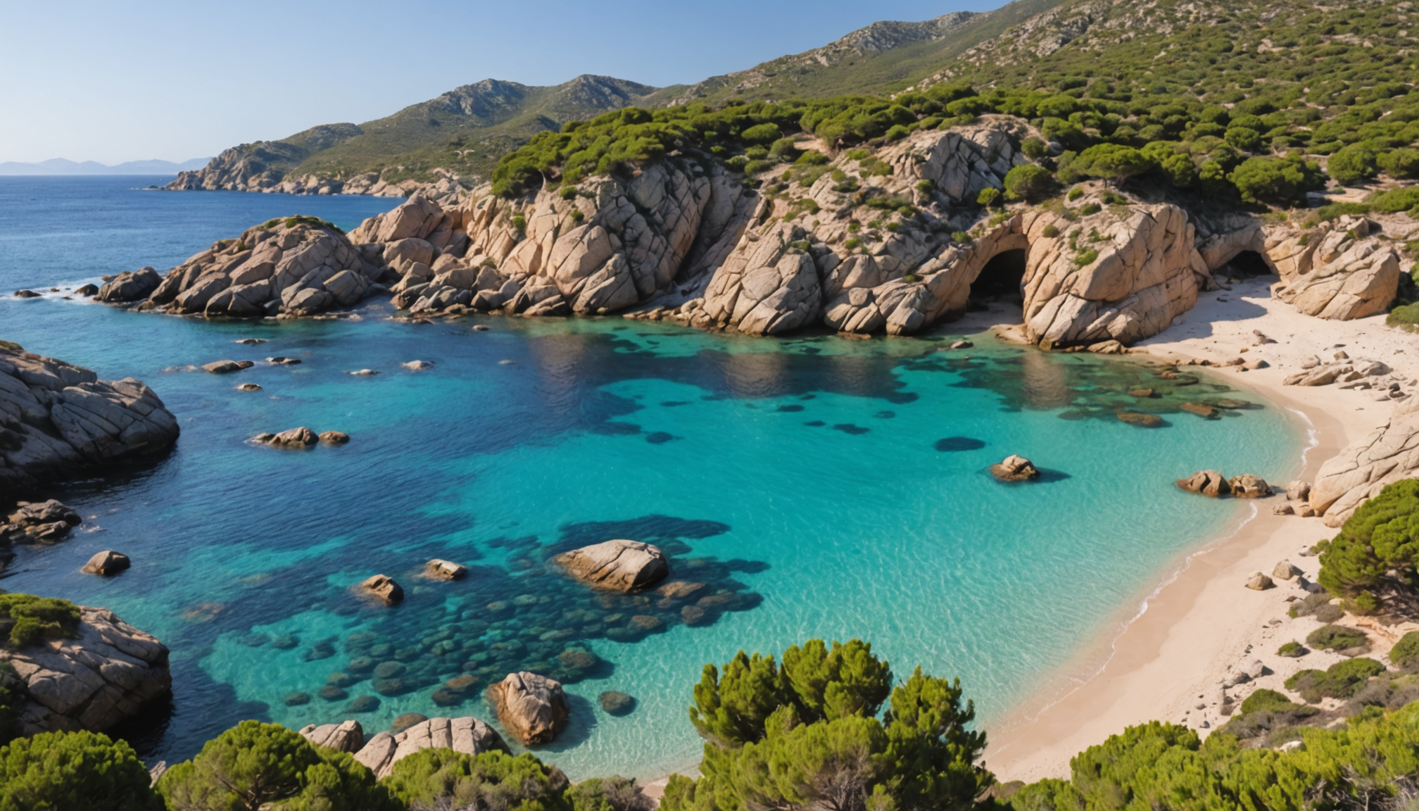 explorez la plage de saint-cyprien en corse et ses deux criques secrètes : un véritable écrin de beauté aux eaux turquoise, parfait pour des moments de détente et d’évasion au cœur de paysages préservés.