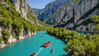 découvrez des sensations fortes en explorant les paysages à couper le souffle des gorges du verdon lors d'une aventure inoubliable en rafting. profitez d'une expérience unique au cœur de la nature à travers l'une des plus belles régions de france.