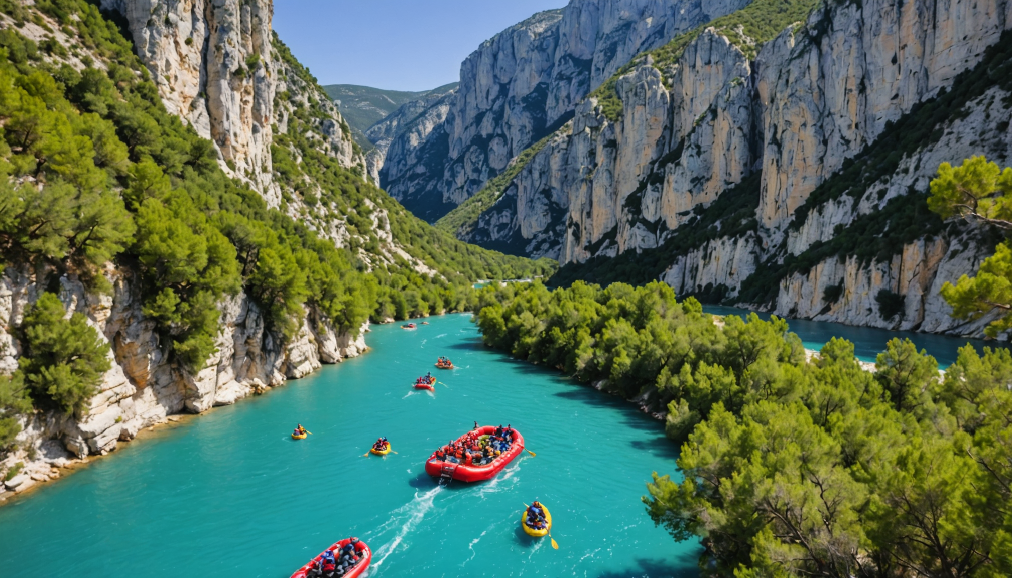 découvrez des sensations fortes en explorant les paysages à couper le souffle des gorges du verdon lors d'une aventure inoubliable en rafting. profitez d'une expérience unique au cœur de la nature à travers l'une des plus belles régions de france.