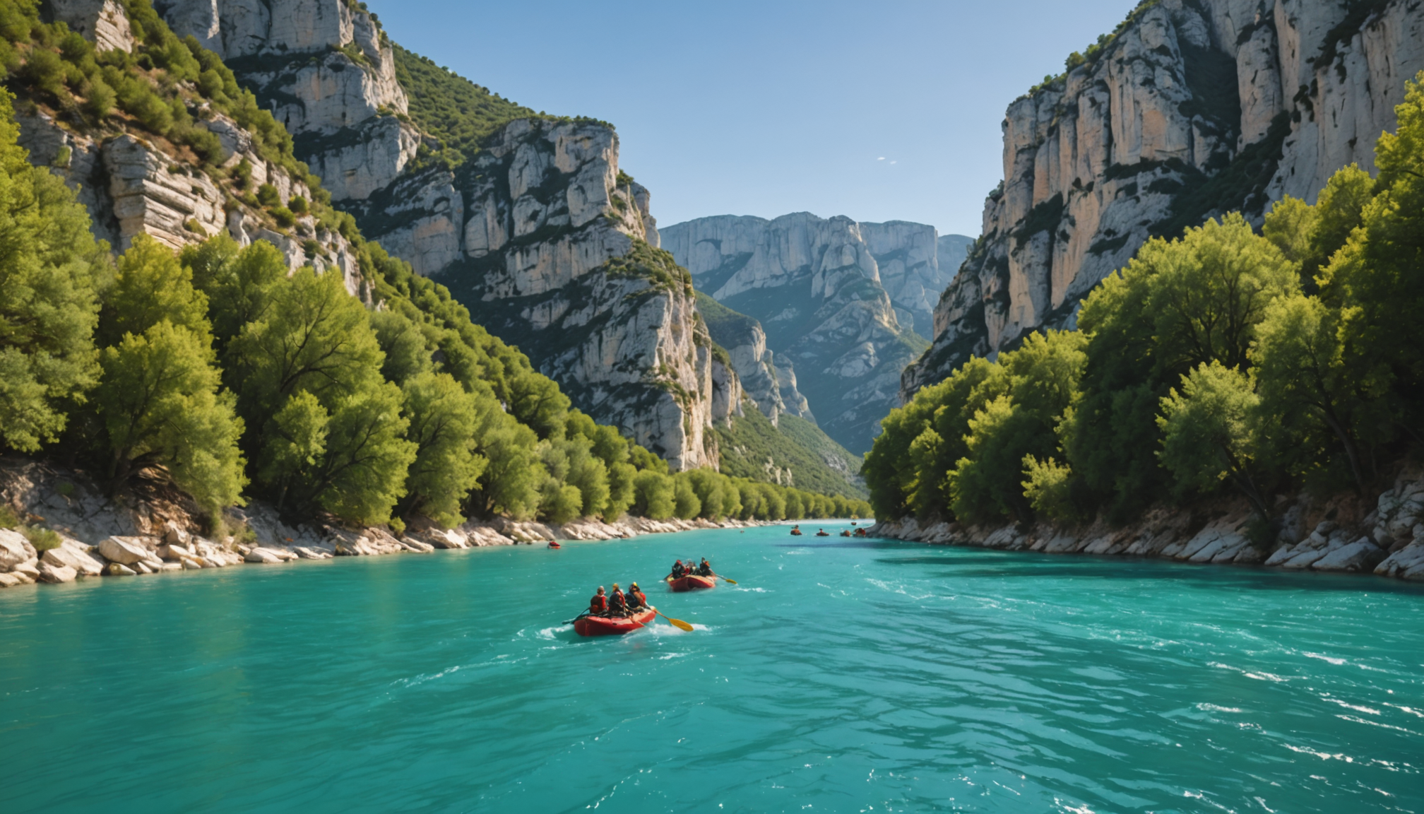 partez à l’aventure en rafting dans le verdon et découvrez des paysages grandioses, des eaux turquoise et des sensations fortes au cœur d’une nature préservée. idéal pour les amoureux de sports et de grands espaces !