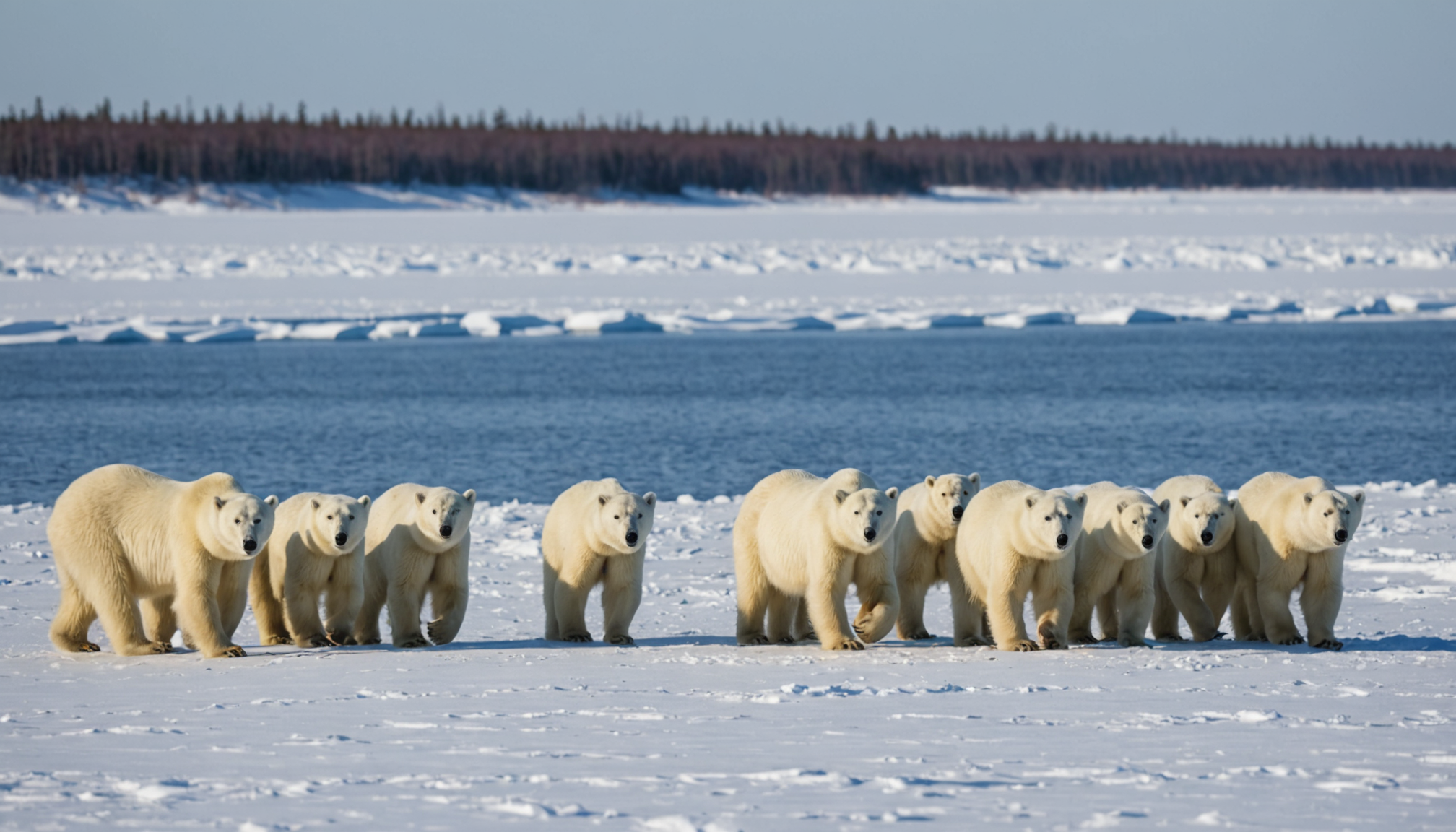 partez pour une expédition fascinante au canada à la rencontre des majestueux ours polaires, dans leur habitat naturel. vivez une aventure inoubliable au cœur de la nature arctique.