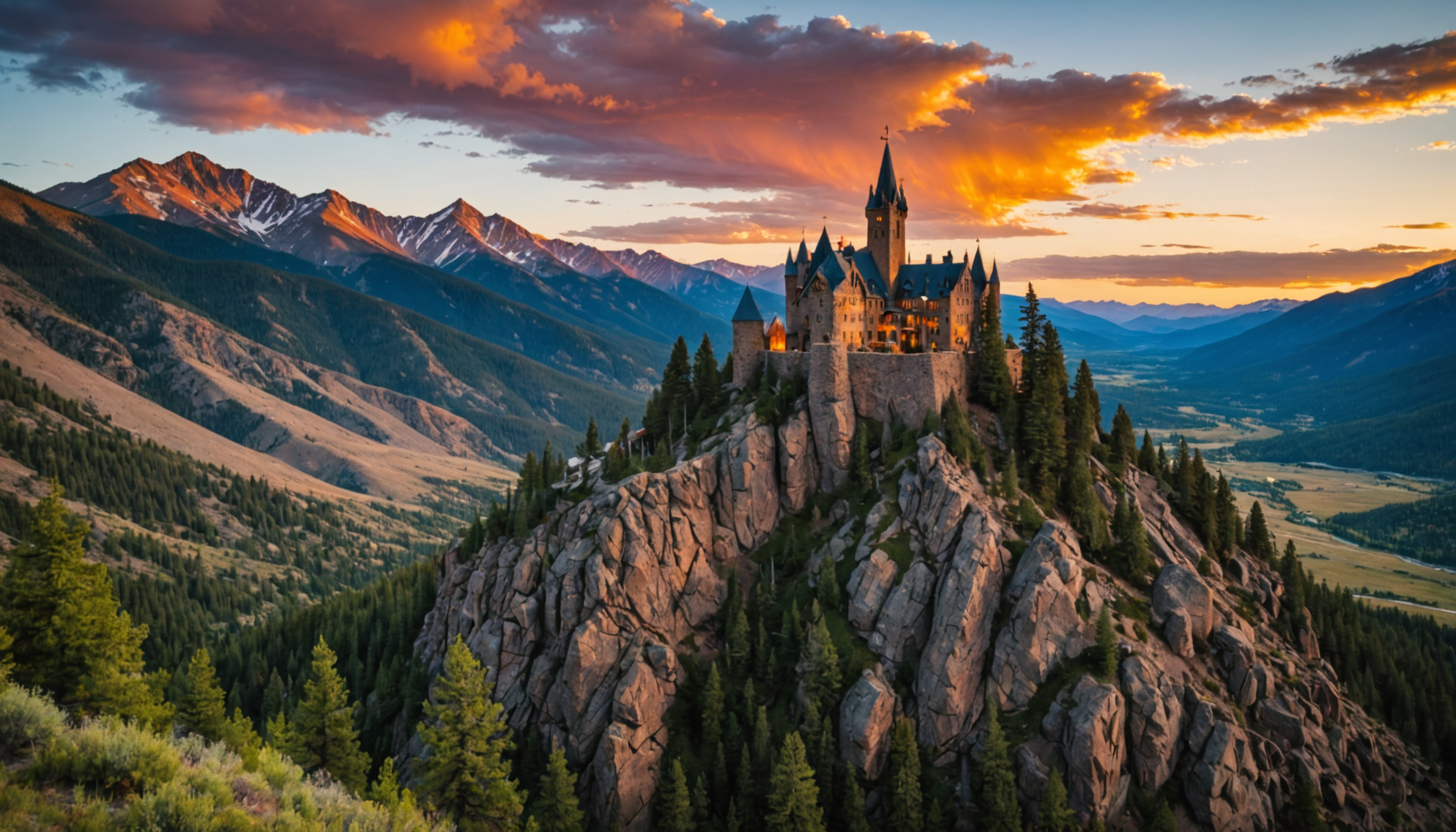 découvrez bishop castle, un château unique et excentrique niché dans les montagnes du colorado. explorez son architecture fascinante et laissez-vous émerveiller par son histoire captivante.