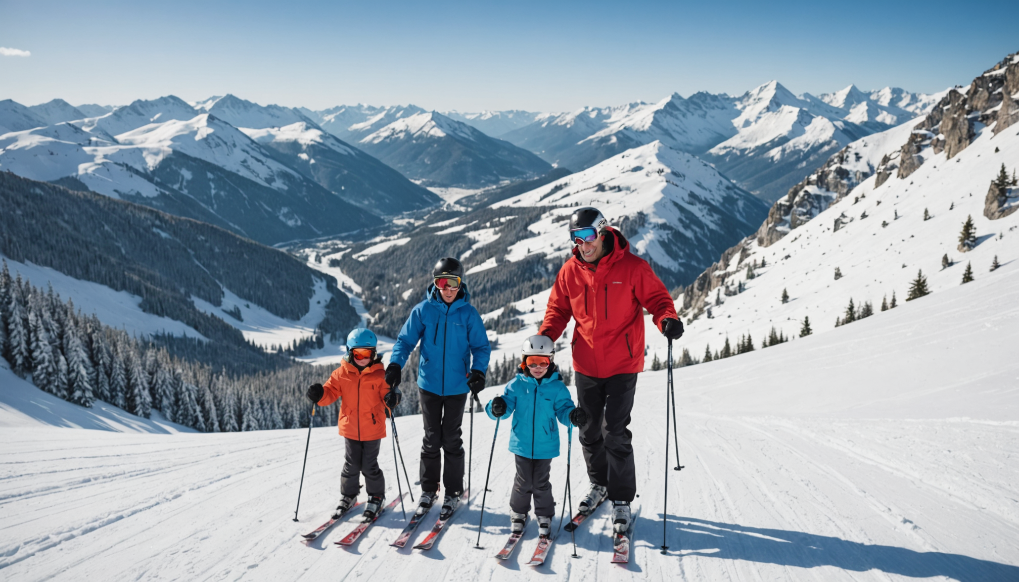 explorez les avantages du ski en famille, une activité idéale pour renforcer les liens, profiter de la nature et s'amuser ensemble sur les pistes enneigées.