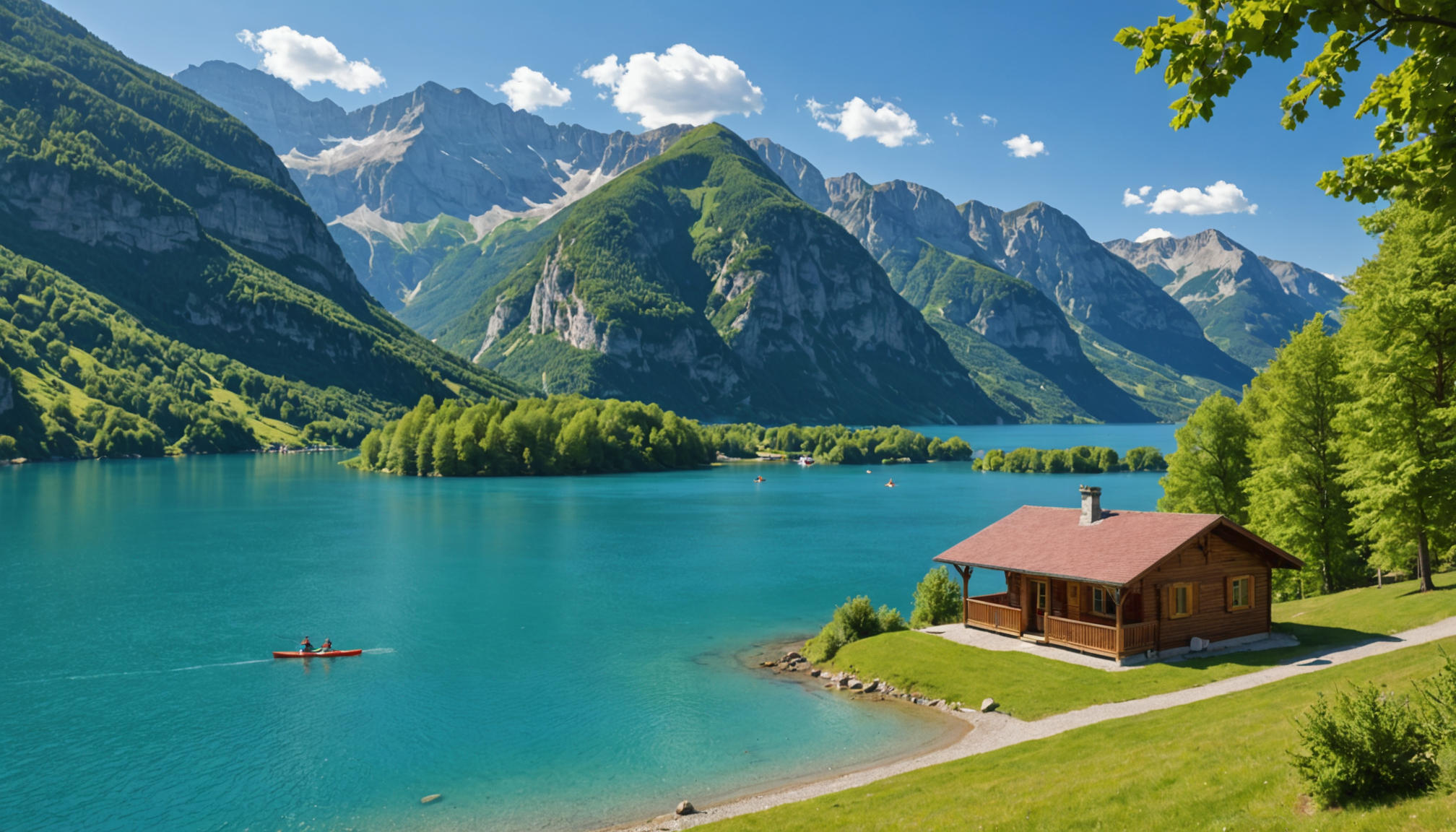 explorez le lac de serre-ponçon, profitez d'activités de plein air, découvrez les sites incontournables et trouvez l'hébergement idéal pour un séjour inoubliable.