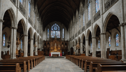 explorez le calvaire impressionnant et l'église remarquable de guimiliau, joyaux de l'art religieux breton, riches en histoire et en sculptures authentiques.