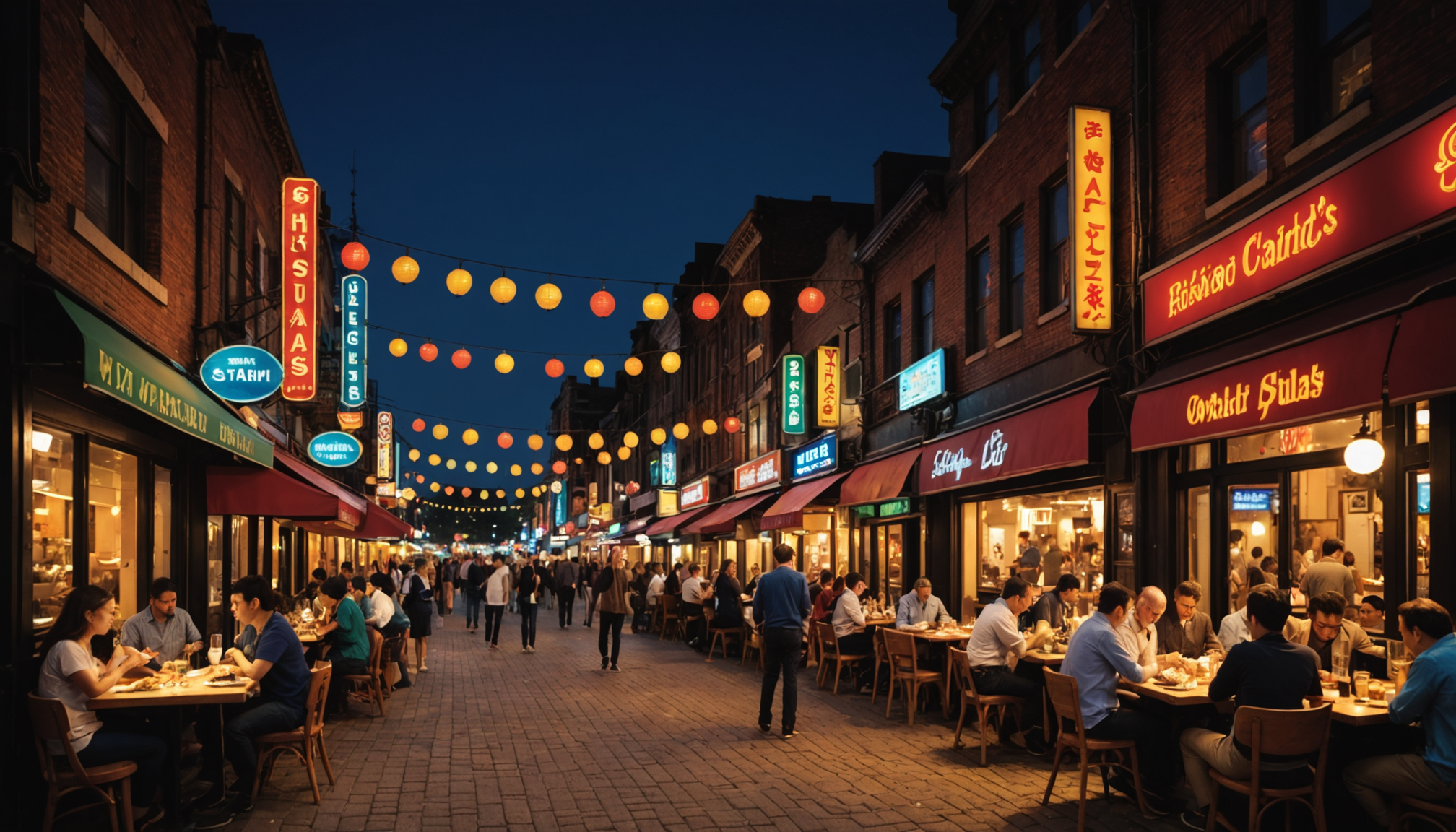 explorez notre sélection des meilleurs restaurants de la walking street pour savourer une cuisine délicieuse dans une ambiance animée et conviviale.