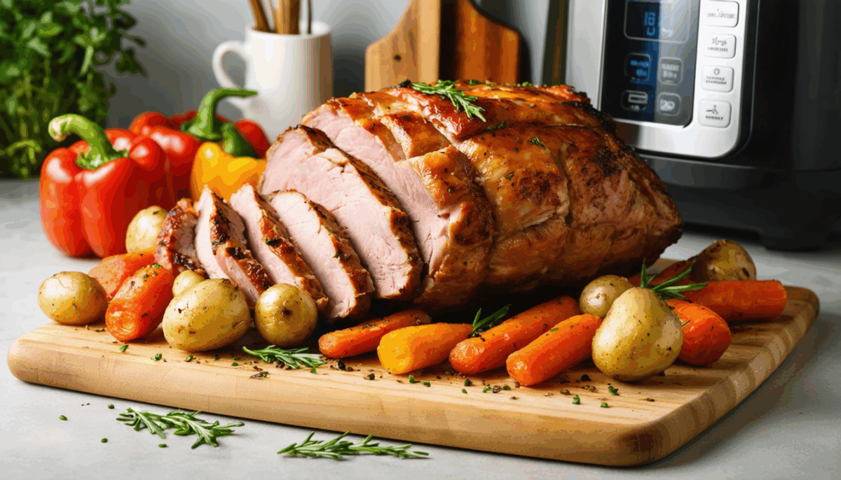 découvrez comment préparer un rôti de porc tendre et savoureux à l'aide de votre friteuse à air. cette recette simple et rapide vous permettra de savourer un plat juteux, croustillant à l'extérieur et délicieusement assaisonné à l'intérieur, idéal pour vos repas en famille ou entre amis.