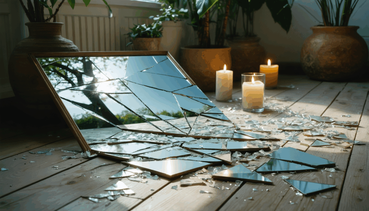 découvrez la signification spirituelle fascinante du miroir qui se brise sans raison. explorez les symboles cachés, les interprétations mystiques et les réflexions sur les transformations personnelles qu'un tel événement peut engendrer. plongez dans cette exploration profonde de la spiritualité à travers les miroirs brisés.