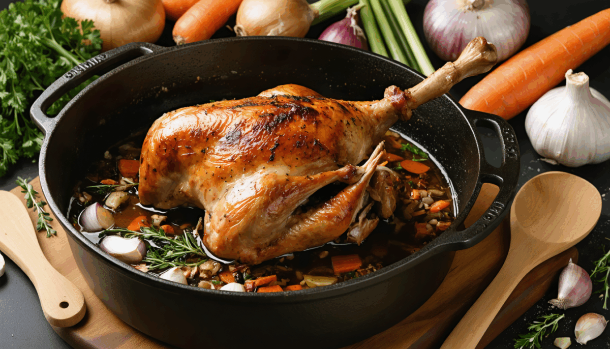 découvrez comment préparer une cuisse de dinde tendre et savoureuse en cocotte. suivez nos conseils et astuces pour un plat gourmand qui ravira vos convives, tout en préservant les saveurs et la jutosité de la viande.