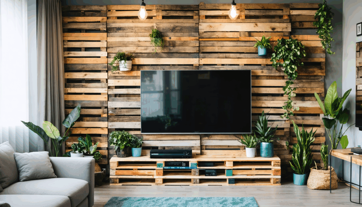 apprenez à fabriquer une paroi de télévision unique et écologique en utilisant une palette recyclée. donnez du style à votre salon tout en préservant l'environnement grâce à nos conseils pratiques et astuces de bricolage simples.