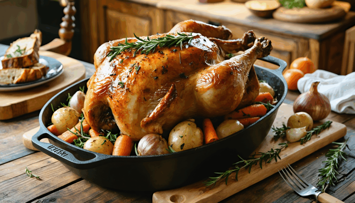 découvrez les secrets d'un chapon rôti à la perfection grâce à notre guide sur le temps de cuisson idéal en cocotte en fonte. réalisez des plats savoureux et juteux qui raviront vos invités lors des repas festifs.