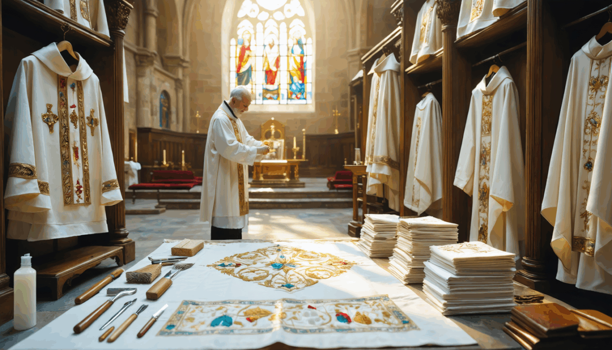 découvrez les techniques essentielles pour un entretien adéquat des vêtements liturgiques en milieu ecclésiastique. apprenez les meilleurs conseils pour préserver la beauté et la signification de ces habits sacrés, tout en respectant les traditions et les normes de votre communauté.