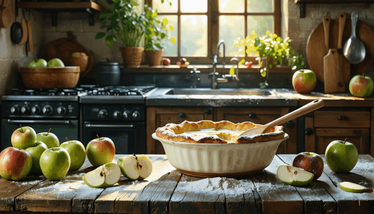 découvrez la délicieuse recette du clafoutis aux pommes de mamie, un dessert réconfortant qui ravive les souvenirs d'enfance. facile à préparer, ce plat traditionnel allie tendresse et saveurs authentiques pour le plaisir de toute la famille.