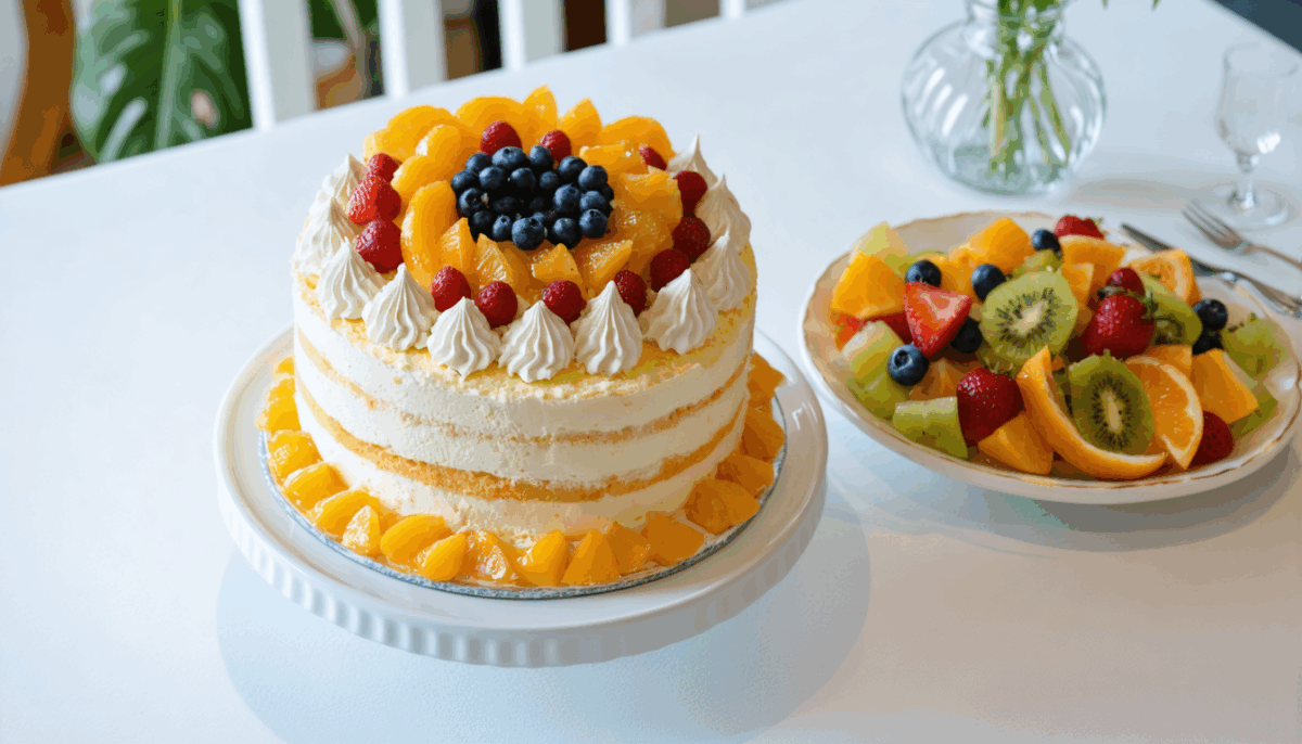 découvrez notre recette de gâteau aérien, léger et savoureux, conçu pour sublimer vos salades de fruits. apprenez à réaliser ce délice fruité qui ravira vos papilles et ajoutera une touche d'élégance à vos desserts.