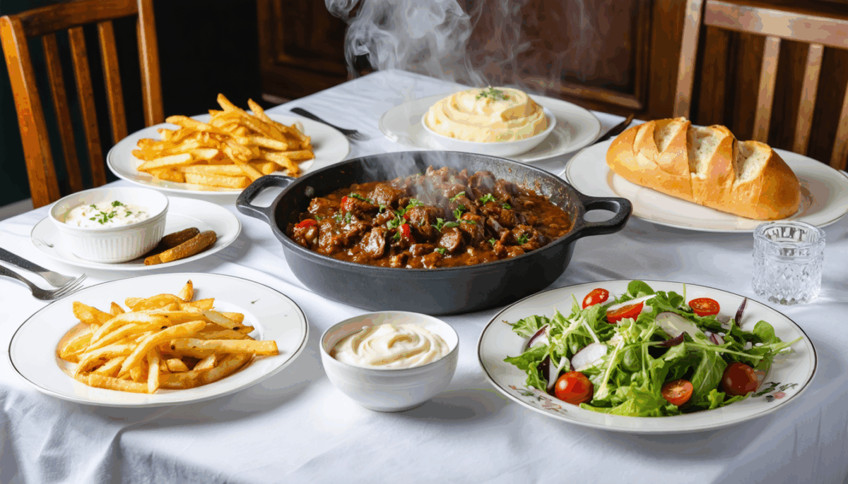 découvrez les meilleurs accompagnements pour sublimer votre carbonade flamande. que ce soit des légumes savoureux, des pommes de terre fondantes ou des pains artisanaux, trouvez l'inspiration pour élever votre plat à un niveau inégalé.