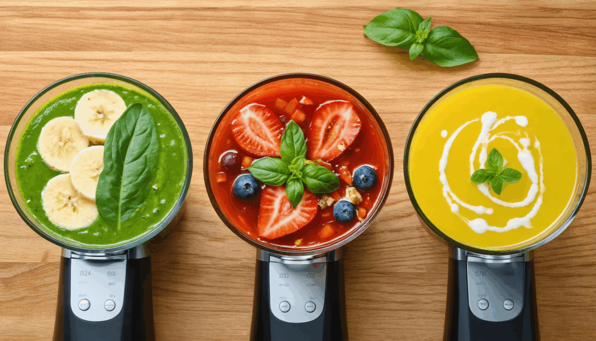 découvrez les nombreux usages d'un blender à travers 3 recettes simples et délicieuses. apprenez à préparer des smoothies, des soupes et des sauces maison en un clin d'œil, tout en profitant de la polyvalence de cet appareil incontournable dans votre cuisine.