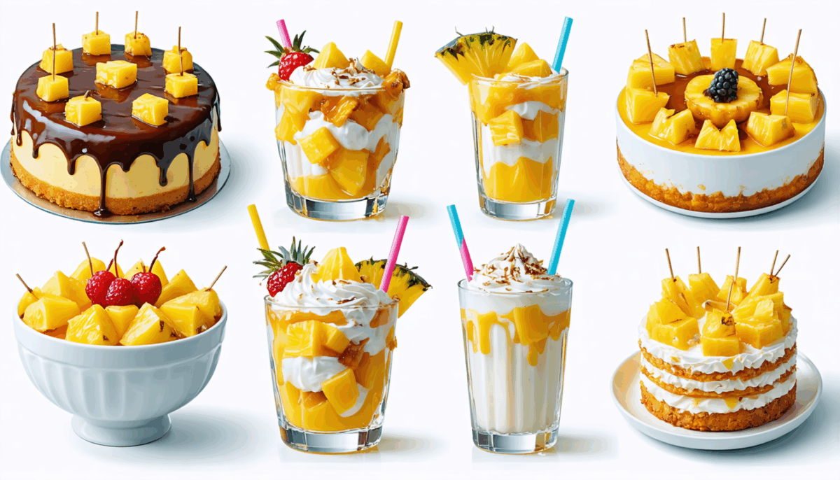 découvrez nos dix recettes de desserts à base d'ananas, à la fois délicieux et faciles à préparer. éveillez vos papilles avec ces douceurs exotiques qui raviront vos convives et apporteront une touche tropicale à vos repas !