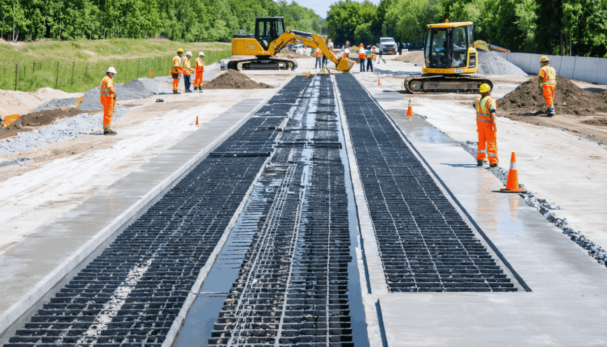 découvrez comment les caniveaux à grille offrent une solution efficace pour le drainage des infrastructures de grande envergure, garantissant efficacité et durabilité tout en prévenant les problèmes d'accumulation d'eau.