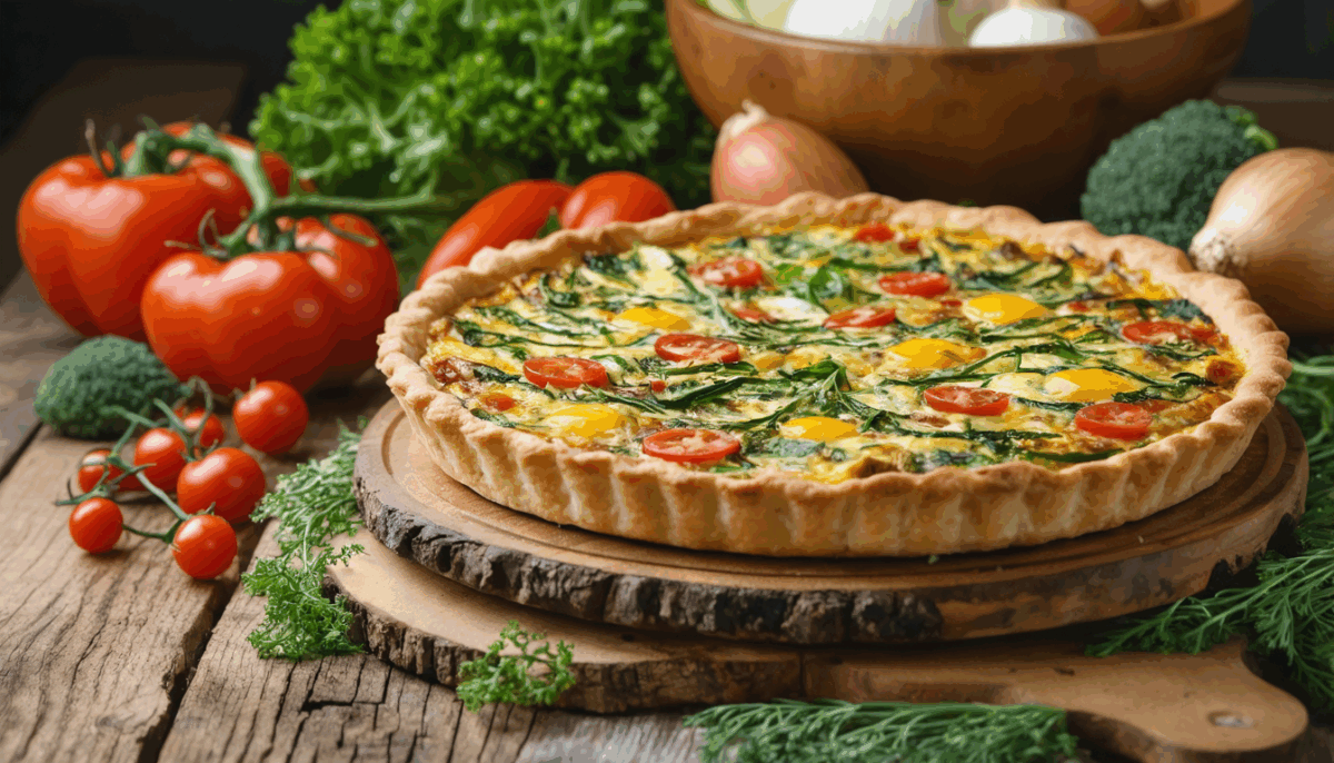 découvrez une recette rapide et facile pour préparer une délicieuse quiche aux légumes sans pâte. parfaite pour un repas léger, cette quiche est saine, savoureuse et idéale pour utiliser des légumes de saison. suivez nos conseils pour réussir ce plat gourmand en toute simplicité.