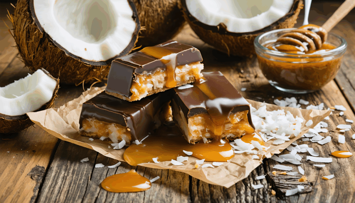 découvrez comment préparer des bounty maison sans lait concentré sucré. cette recette facile vous offre une délicieuse option saine et gourmande, parfaite pour satisfaire vos envies de sucré tout en maitrisant votre alimentation.