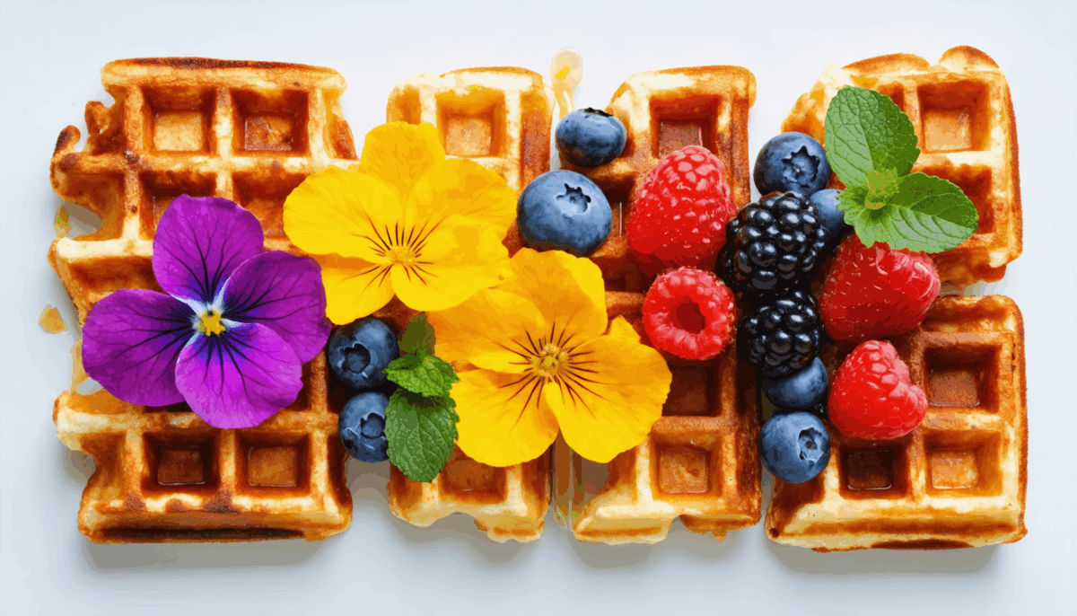 découvrez comment préparer facilement de délicieuses gaufres arc-en-ciel aux framboises et au basilic. cette recette originale allie la douceur des fruits à la fraîcheur du basilic pour un dessert coloré et savoureux qui émerveillera vos invités!
