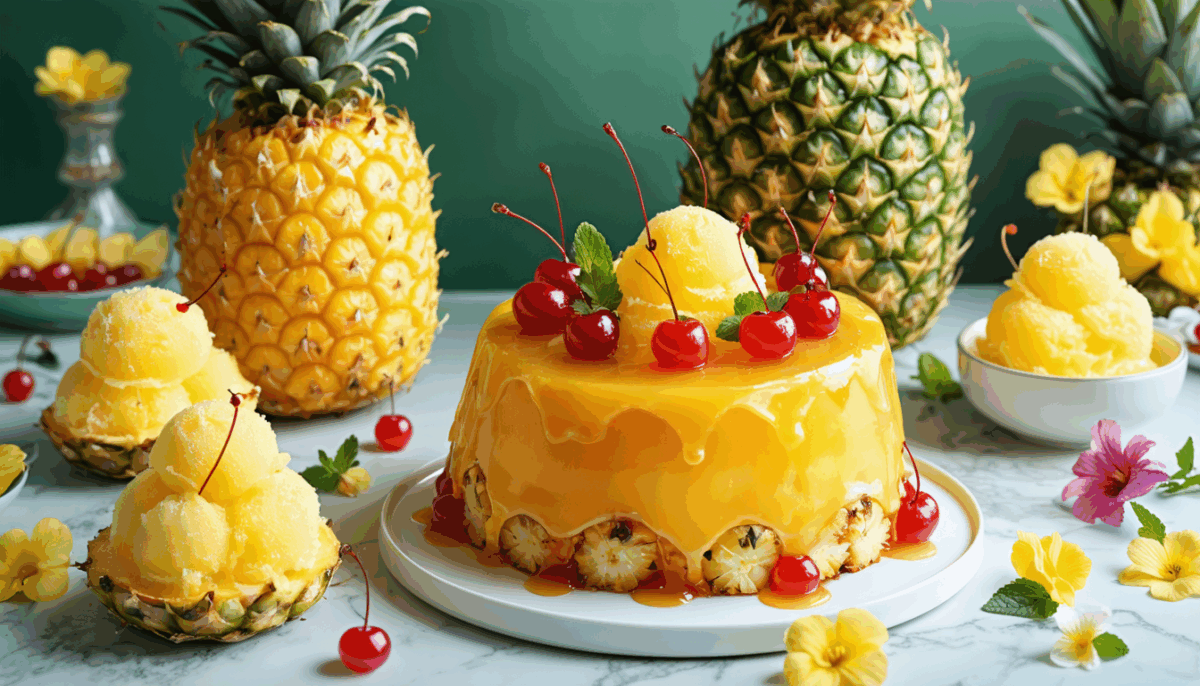 découvrez des façons délicieuses de sublimer l'ananas dans vos desserts ! des recettes créatives et savoureuses qui mettront en avant ce fruit tropical et apporteront une touche ensoleillée à vos plats. idéal pour épater vos convives et ravir vos papilles.