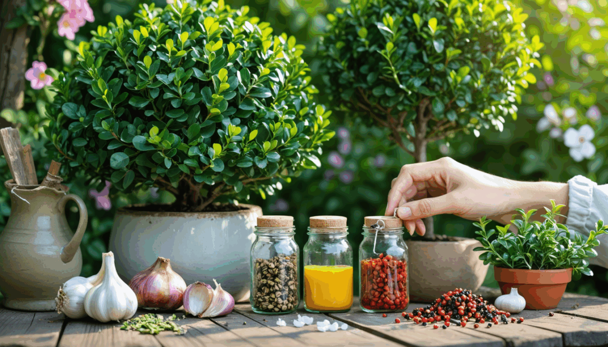 découvrez des astuces de grand-mère pour protéger vos buis des attaques de la pyrale du buis. apprenez à utiliser des solutions naturelles efficaces pour préserver la santé de vos plantes tout en respectant l'environnement.