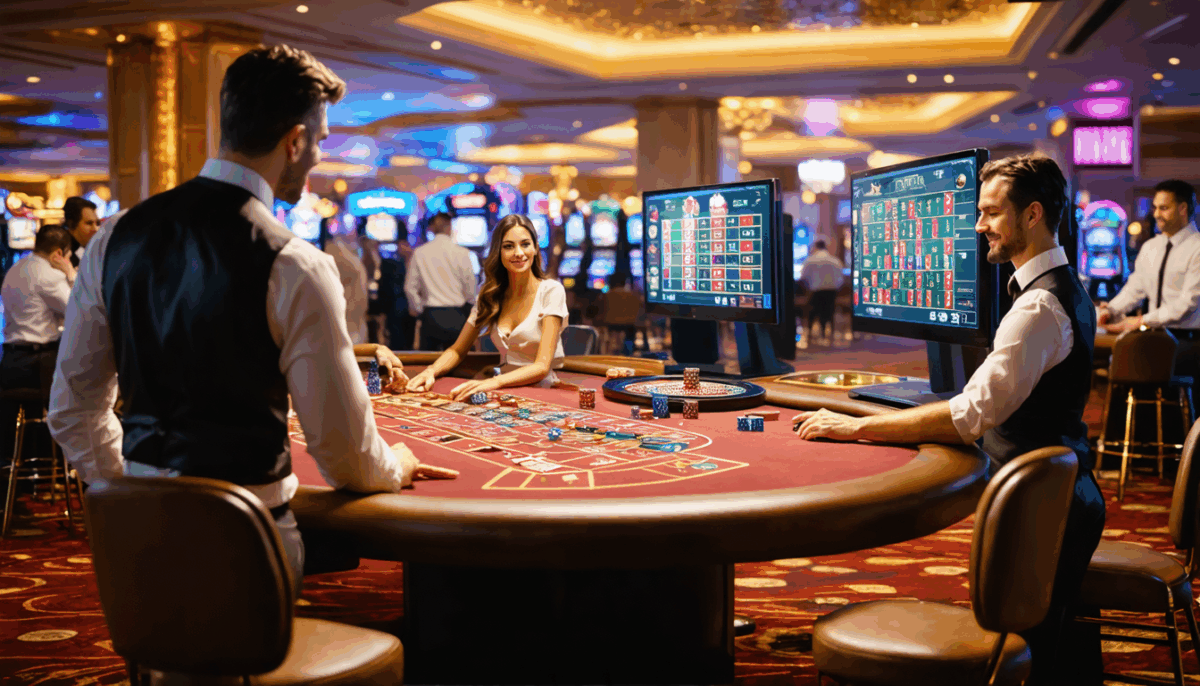 explorez l'univers captivant des jeux de croupier en direct sur nine casino. profitez d'une expérience immersive avec des croupiers professionnels et des jeux variés tels que le blackjack, la roulette et le baccarat. rejoignez-nous pour vivre des moments palpitants et des gains potentiels en temps réel!