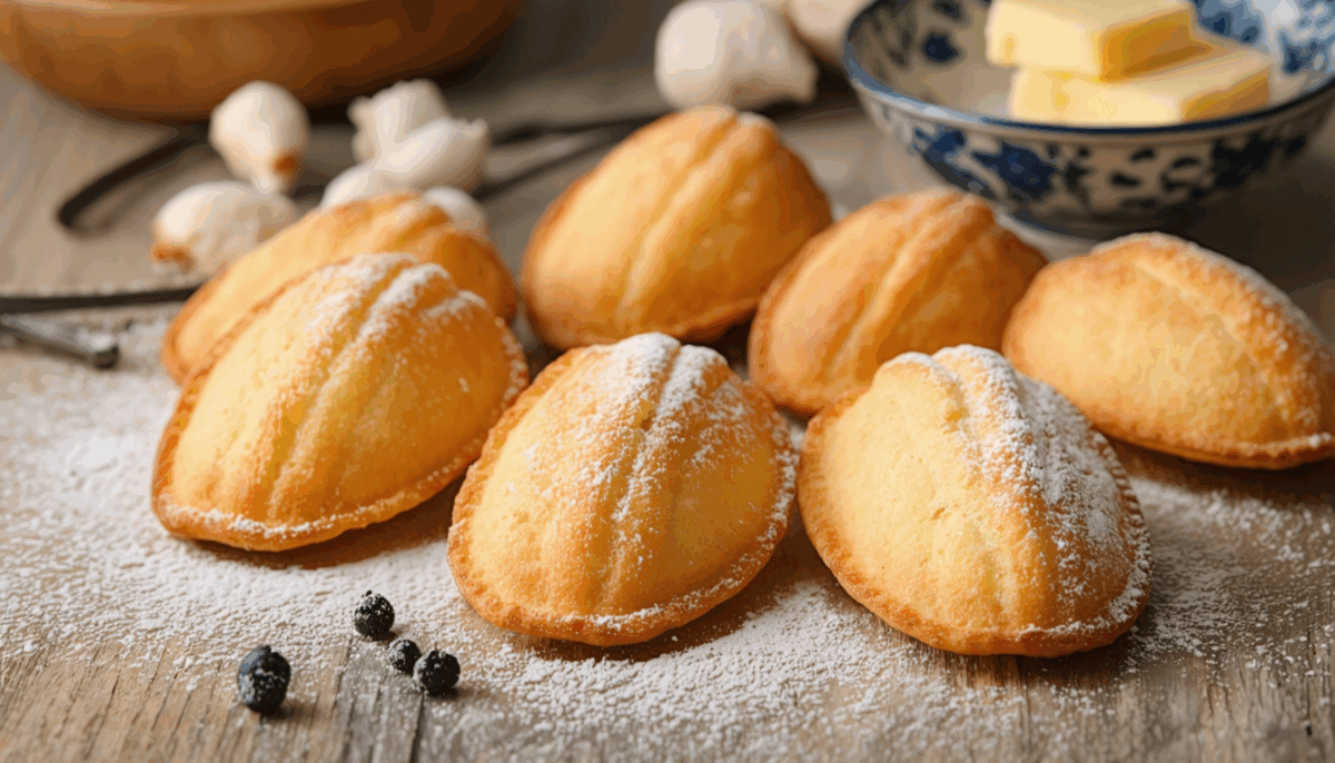 découvrez la recette savoureuse des madeleines à la manière de cyril lignac. faciles à réaliser, ces petites douceurs moelleuses raviront vos papilles. idéales pour le goûter ou un moment gourmand, laissez-vous tenter par cette création pâtissière pleine de douceur.