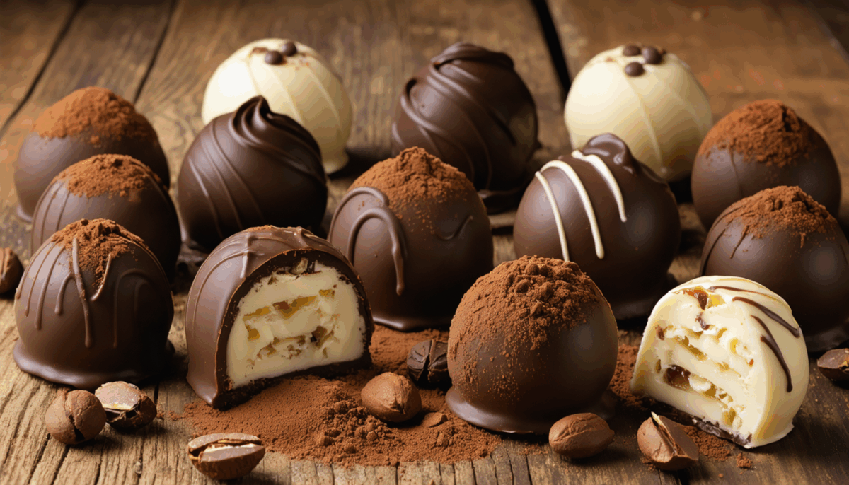 découvrez les truffes en chocolat, des douceurs raffinées aux saveurs variées. apprenez les caractéristiques essentielles de ces délices chocolatés, des ingrédients aux techniques de préparation, pour savourer chaque bouchée avec plaisir.