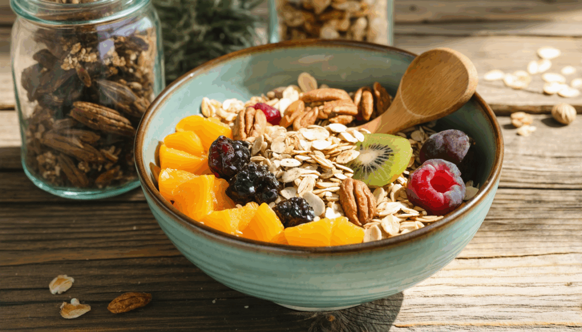 découvrez notre délicieuse recette de muesli maison, une combinaison parfaite de saveurs et de nutriments. éveillez vos papilles avec un mélange sain et nourrissant, idéal pour bien commencer la journée!
